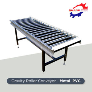 Gravity Roller Conveyor - Metal / PVC