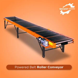 Powered Belt Roller Conveyor