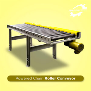 Powered Chain Roller Conveyor
