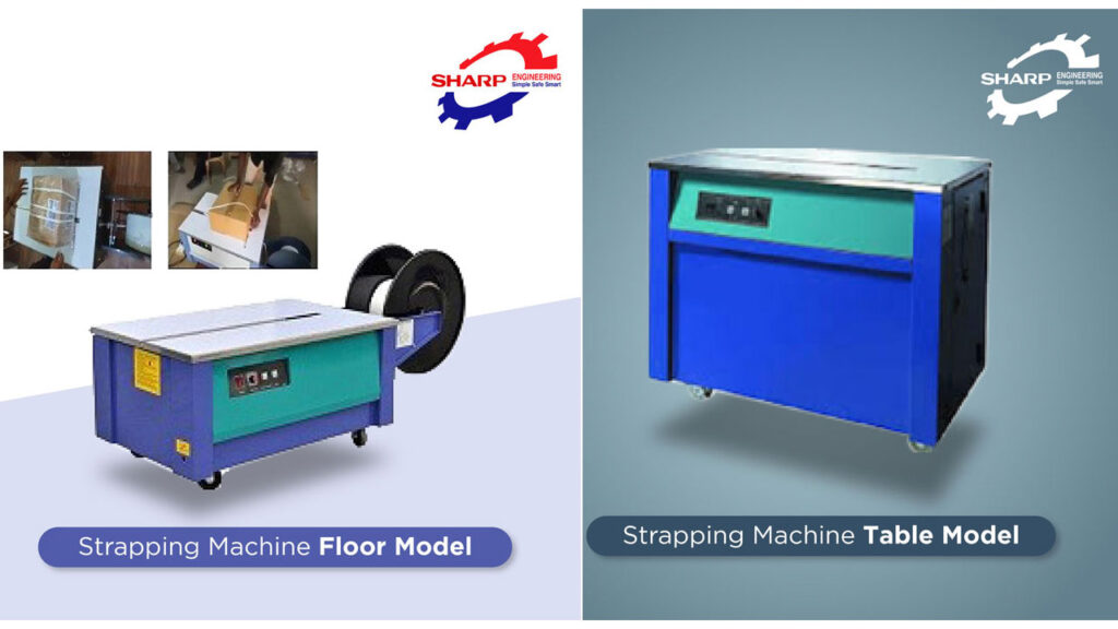 key differences between table and floor model semi auto strapping machines 1